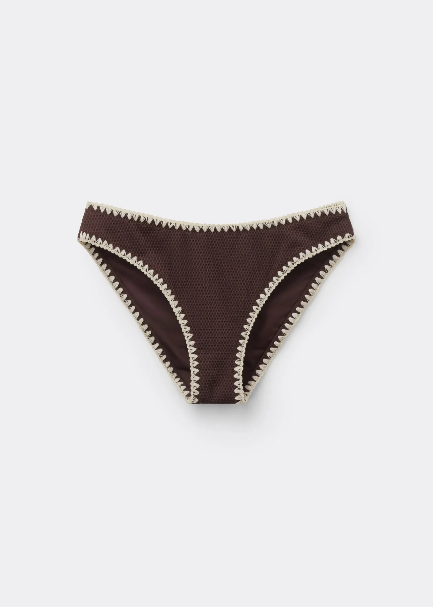 Bas de maillot Bicolor Embroidery