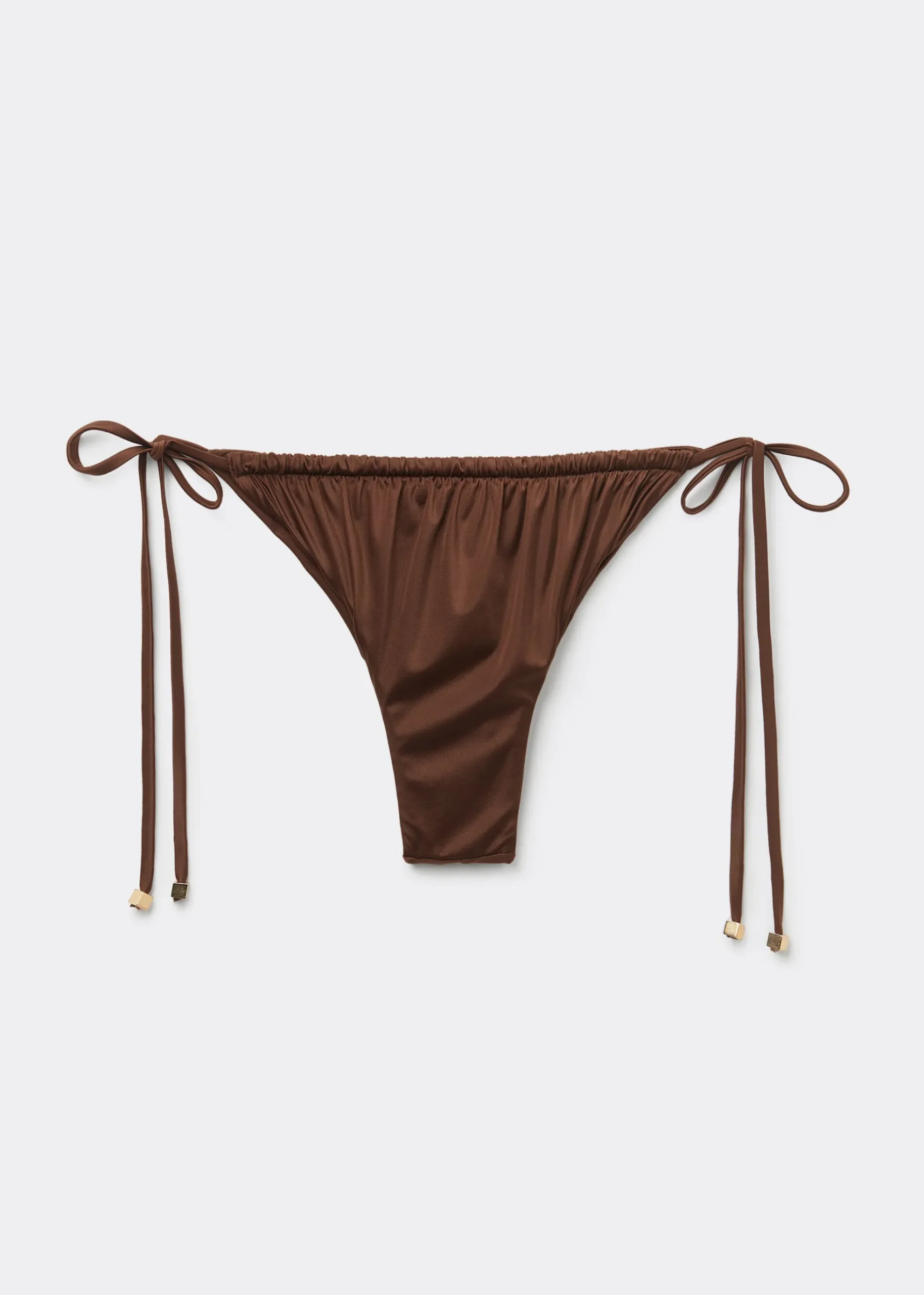 Bas de Maillot Brésilien à Lanières Shiny Satin
