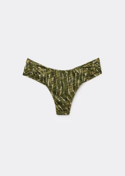 Bas de Maillot de Bain Brésilien Natural Tie-Dye
