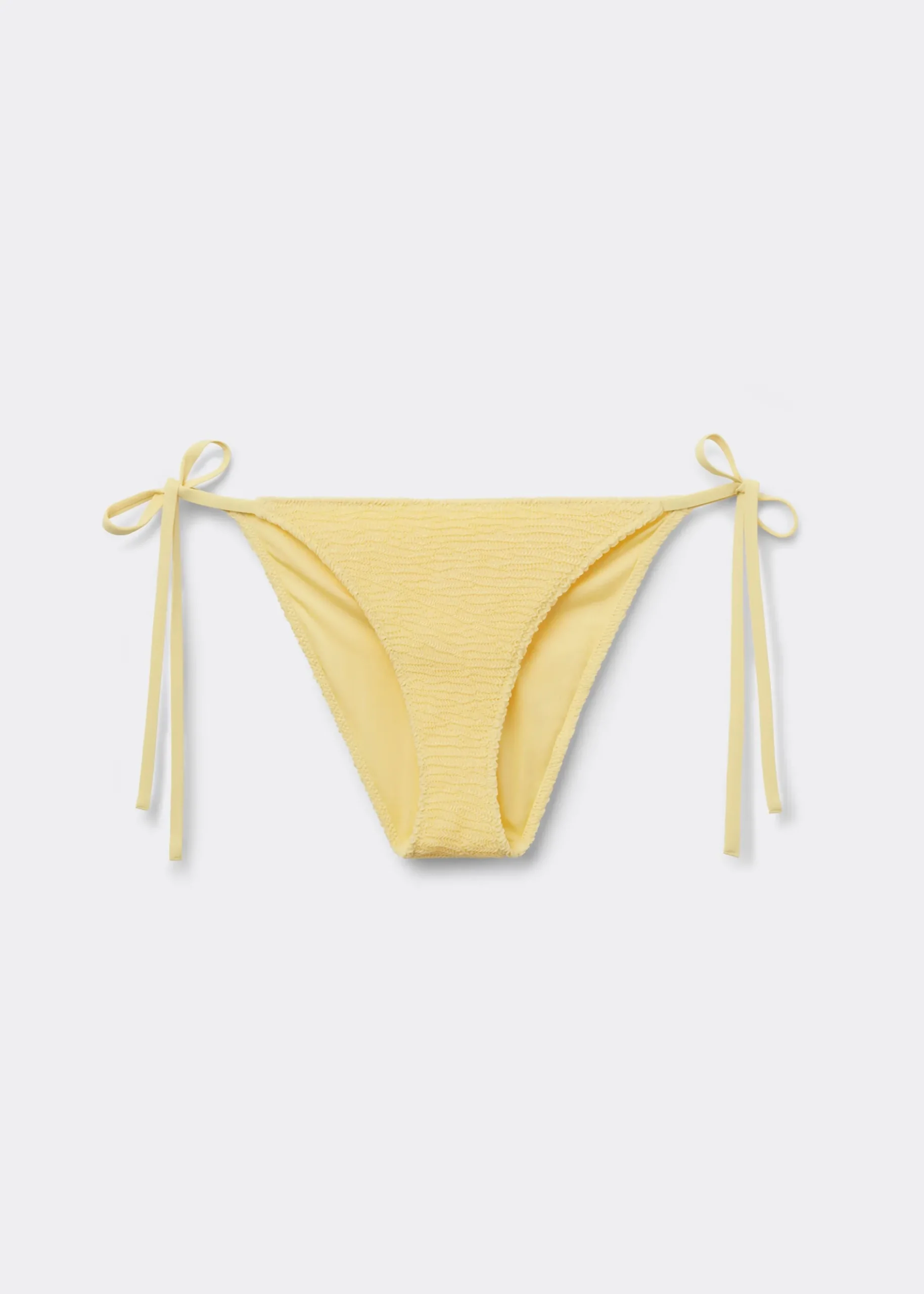 Bas de maillot à lanières Crinkle Waves