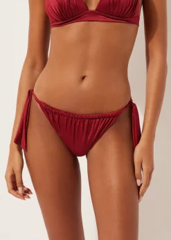 Bas de Maillot à lanières Shiny Satin