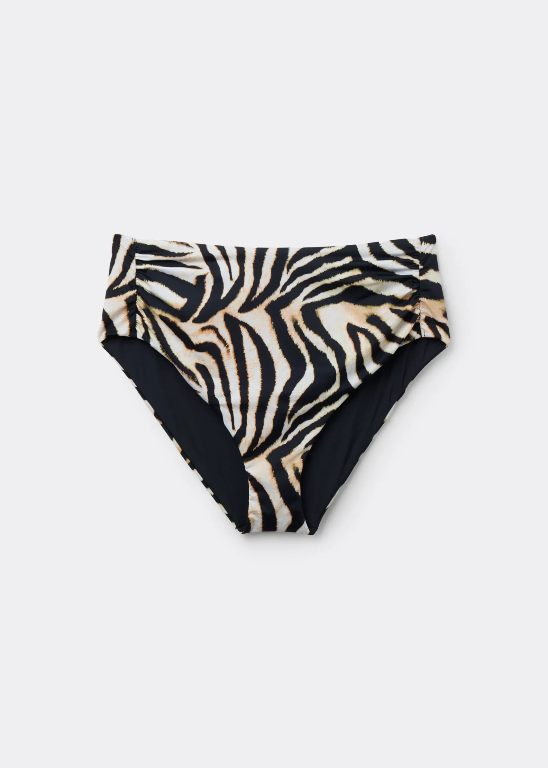 Bas de maillot taille haute Savannah Zebra