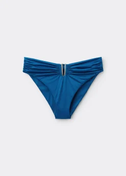 Bas de maillot taille haute Shiny Satin