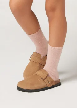 Chaussettes avec Cachemire et Paillettes Fille