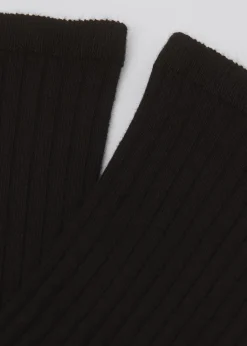 Chaussettes basses côtelées