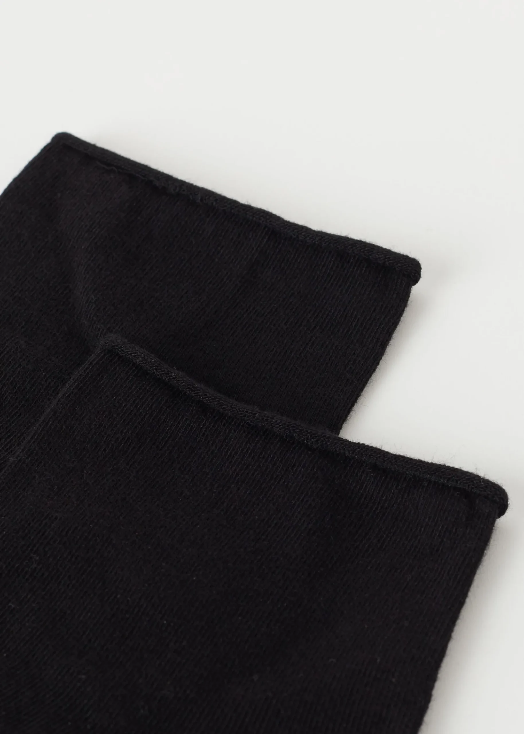 Chaussettes basses en coton sans bordure