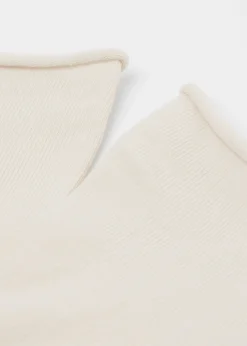 Chaussettes basses en coton sans bordure
