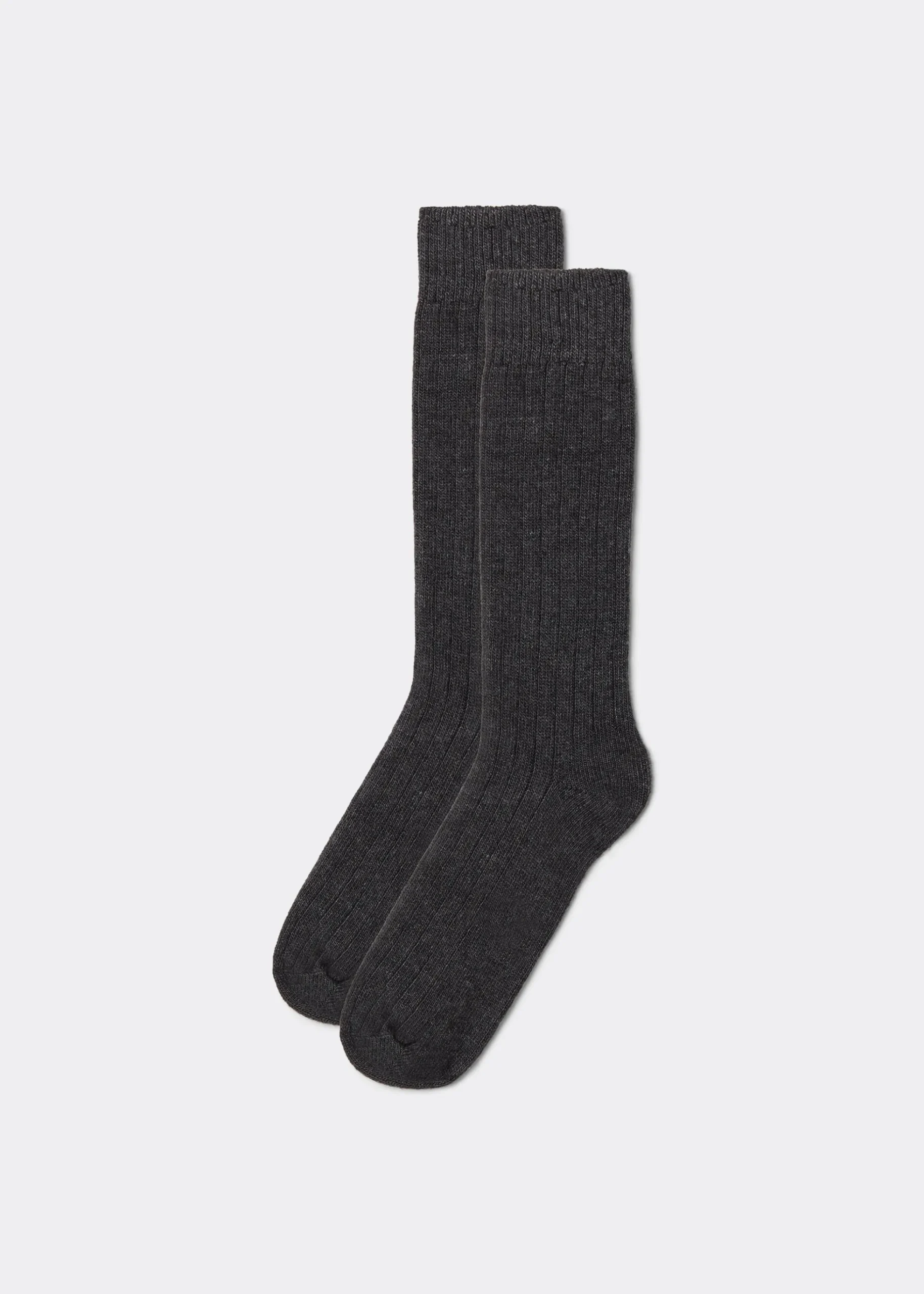 Chaussettes basses en laine avec cachemire
