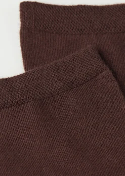Chaussettes Courtes avec Bordure Travaillée