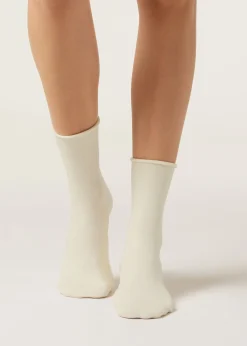 Chaussettes Courtes avec Cachemire