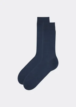 Chaussettes courtes avec fil d’Écosse pour homme