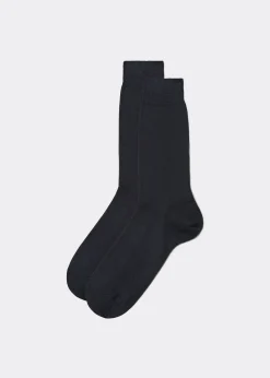Chaussettes courtes avec fil d’Écosse pour homme