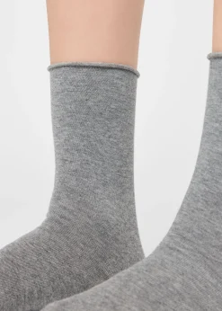 Chaussettes Courtes à Bords Francs en Coton