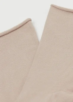 Chaussettes Courtes à Bords Francs en Coton