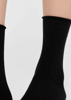 Chaussettes Courtes à Bords Francs en Coton