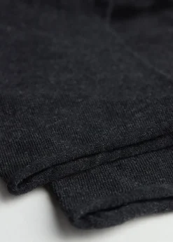 Chaussettes Courtes à Bords Francs en Coton