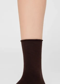 Chaussettes Courtes à Bords Francs en Coton