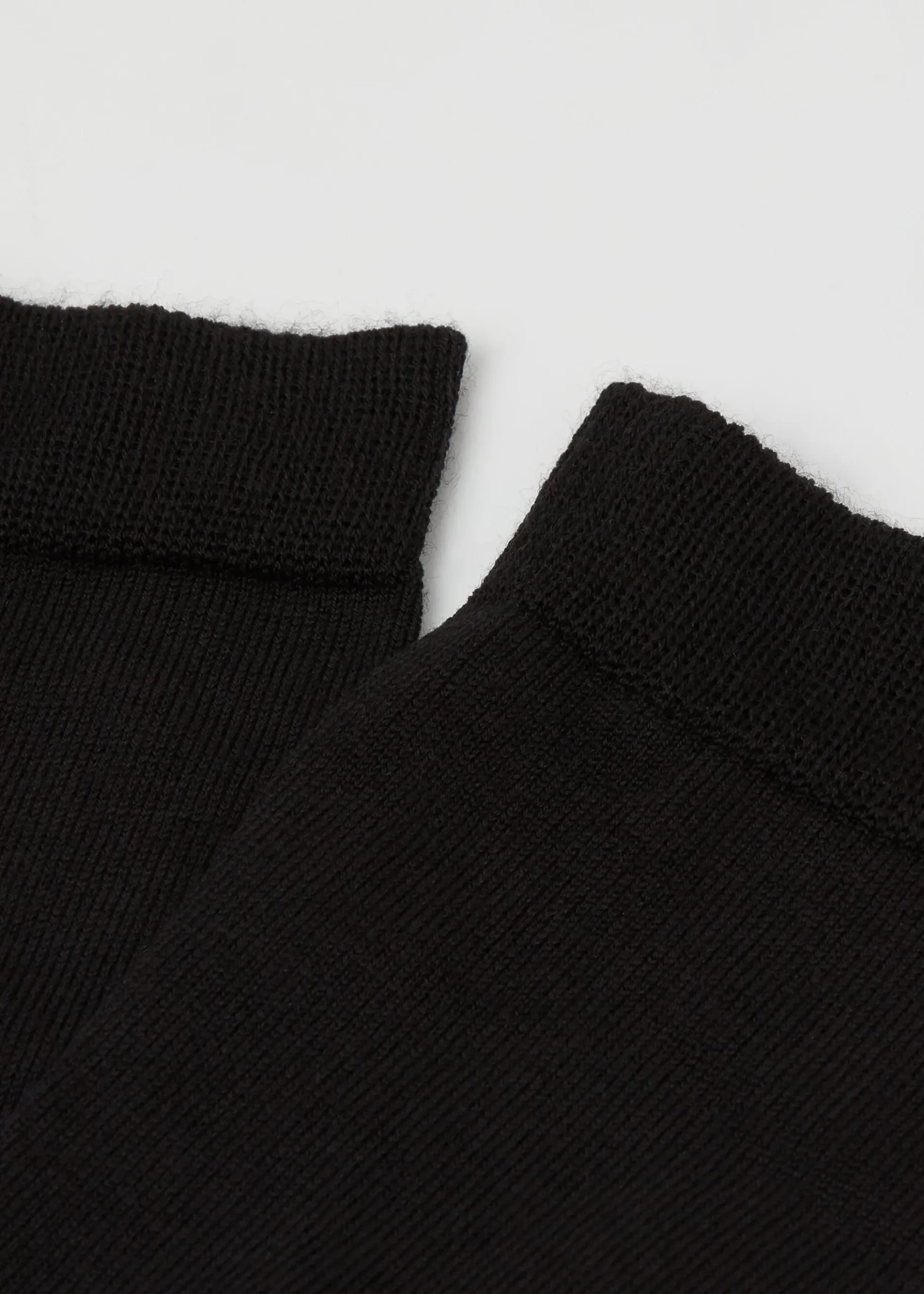 Chaussettes Courtes à Bords Francs en Laine et Coton