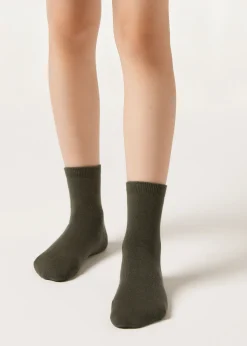 Chaussettes courtes en coton pour fille