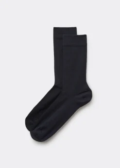 Chaussettes courtes en satin de coton