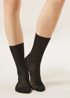 Chaussettes côtelées