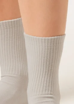 Chaussettes de sport courtes en coton unisexes
