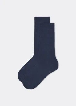 Chaussettes homme courtes avec cachemire