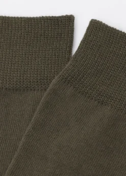 Chaussettes homme courtes en coton thermique
