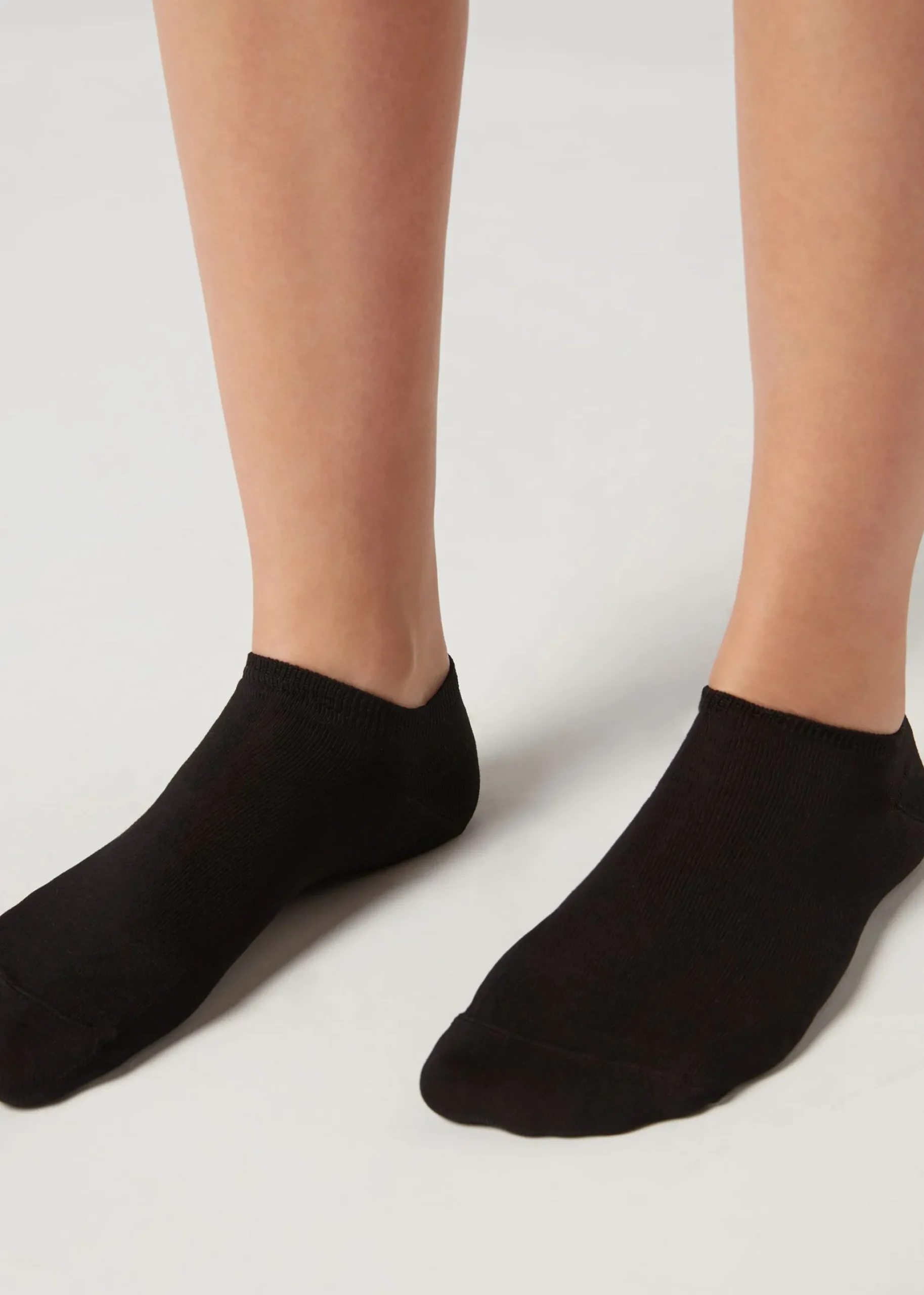 Chaussettes invisibles unisexes en coton