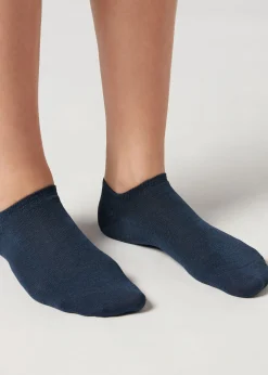 Chaussettes invisibles unisexes en coton