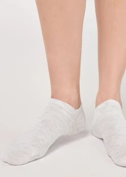 Chaussettes invisibles unisexes en coton