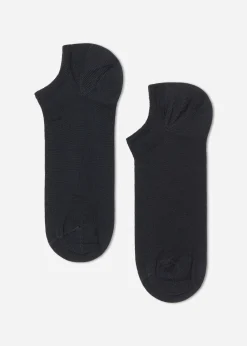 Chaussettes invisibles unisexes en coton