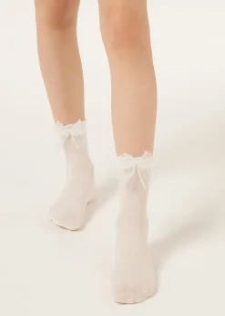 Chaussettes élégantes et transparentes pour fille