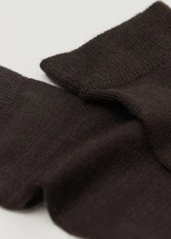 Chaussettes Longues en Laine et Coton