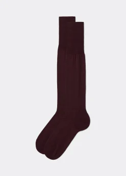 Chaussettes longues pour homme en fil d’Écosse