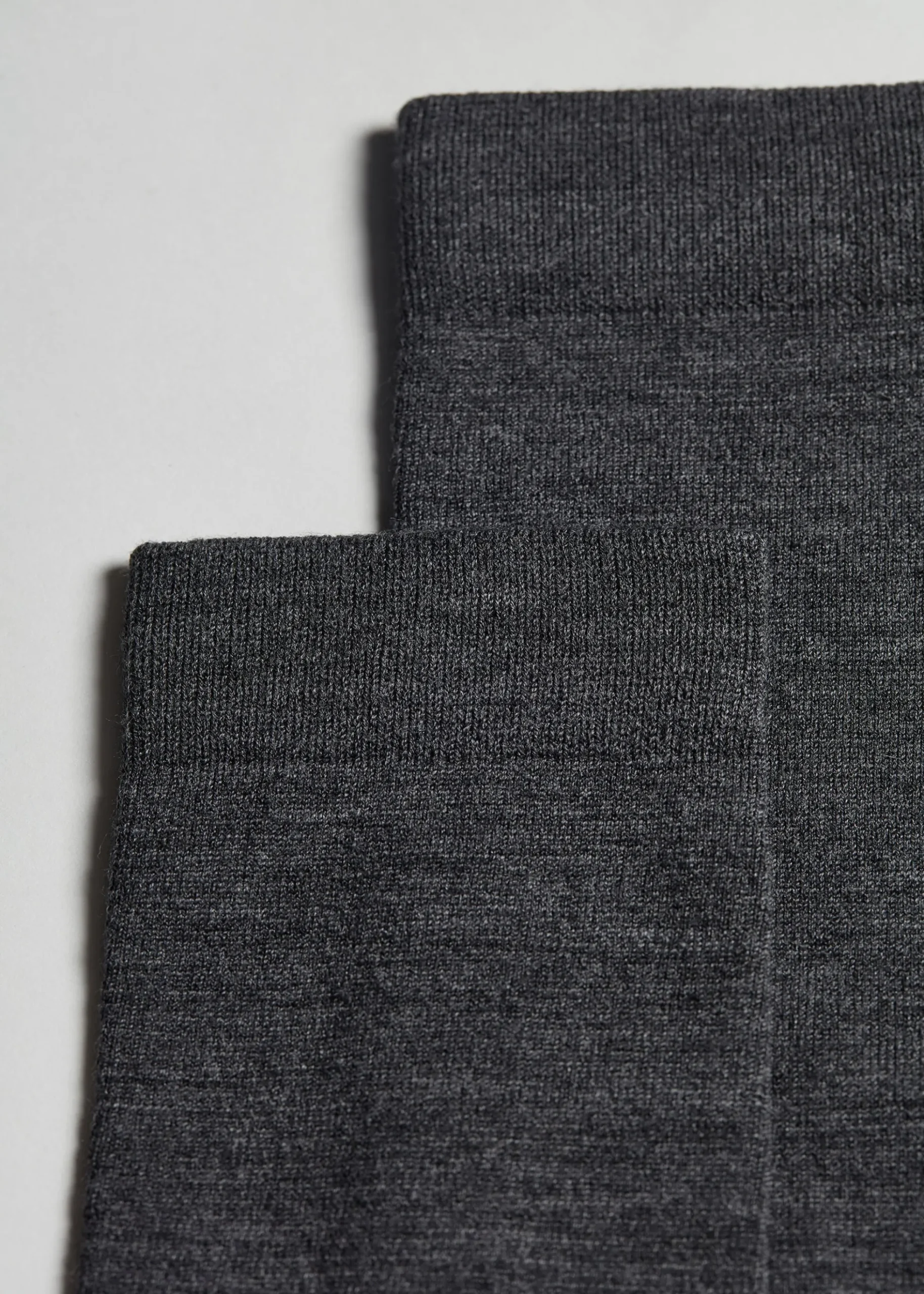Chaussettes longues pour homme en laine et coton