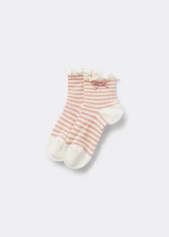 Chaussettes à rayures pour fille