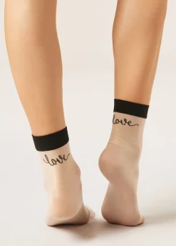 Chaussettes voile « Love »