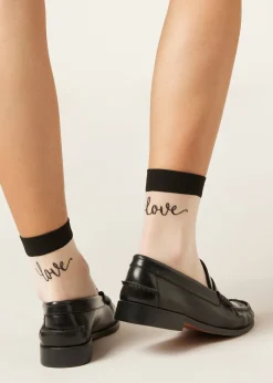 Chaussettes voile « Love »