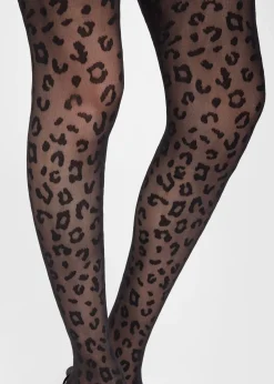 Collant 30 deniers à Motifs Animaliers