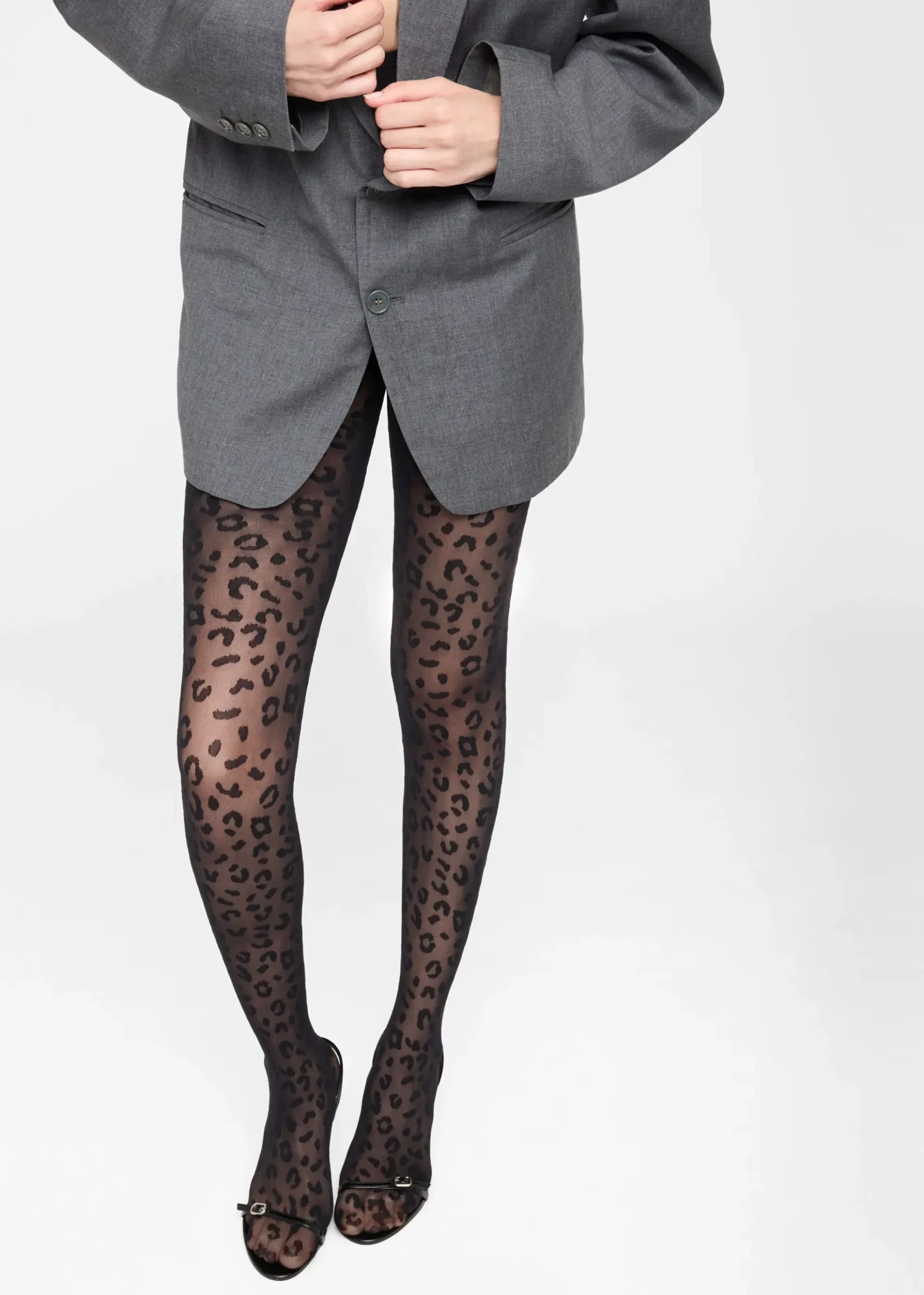 Collant 30 deniers à Motifs Animaliers