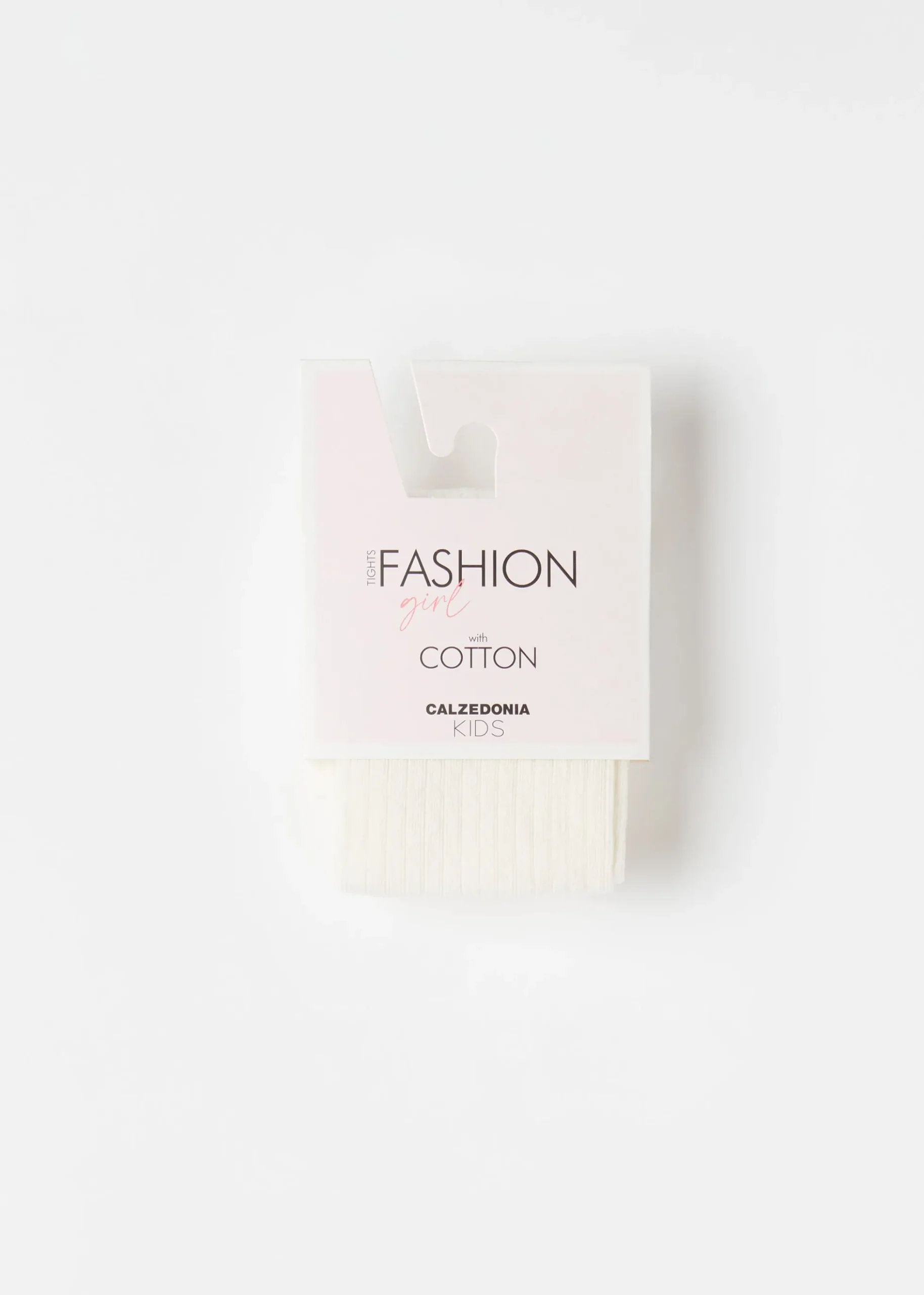 Collant en Coton Côtelé pour Fille
