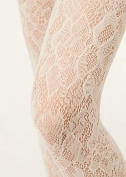 Collant en dentelle pour fille
