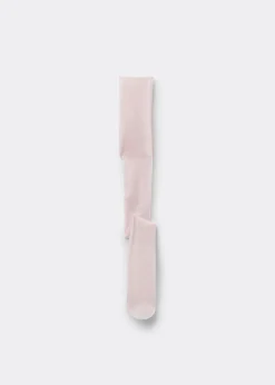 Collant voile à nœuds pour fille