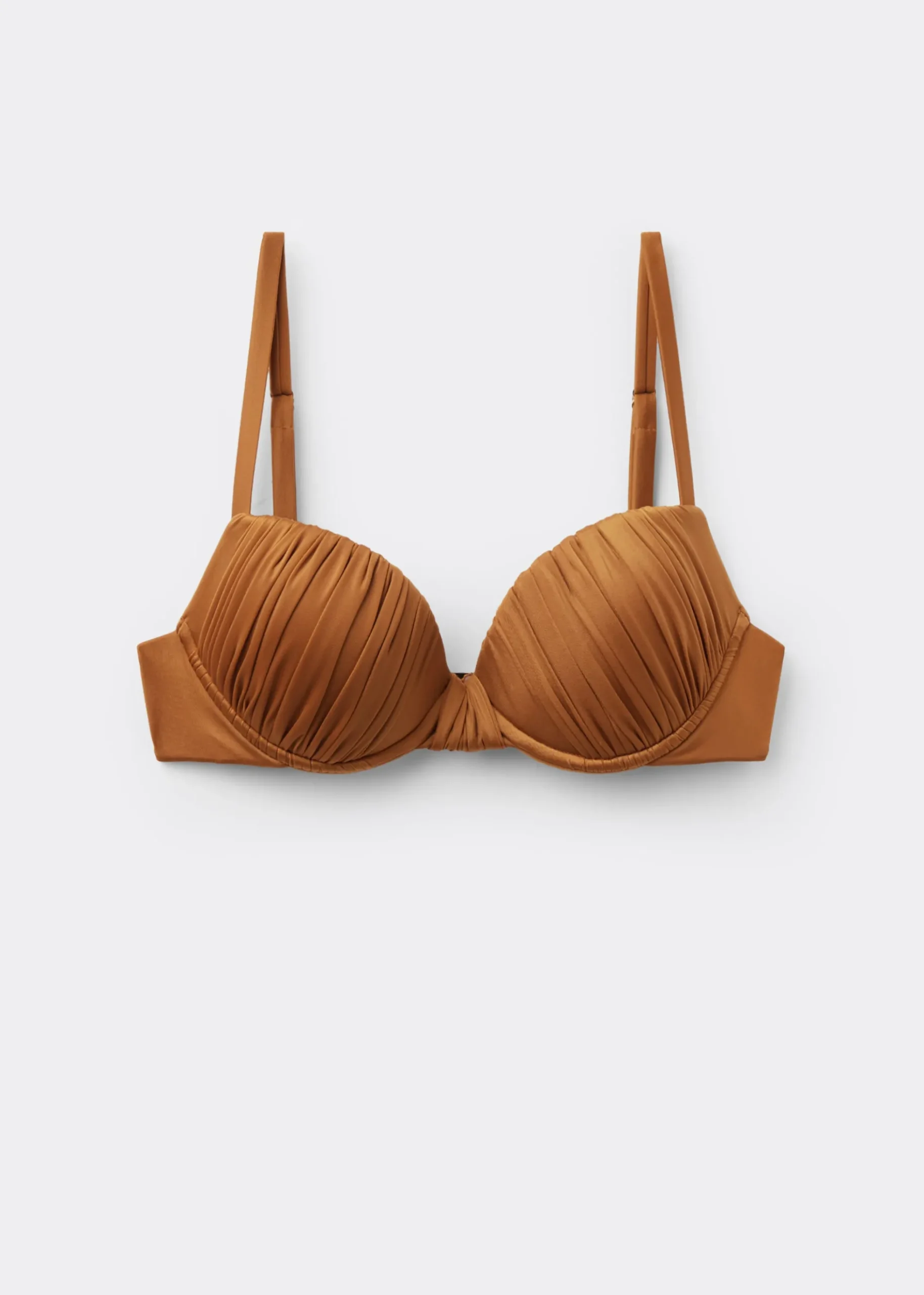 Haut de Bikini Push-Up Rembourré Shiny Satin
