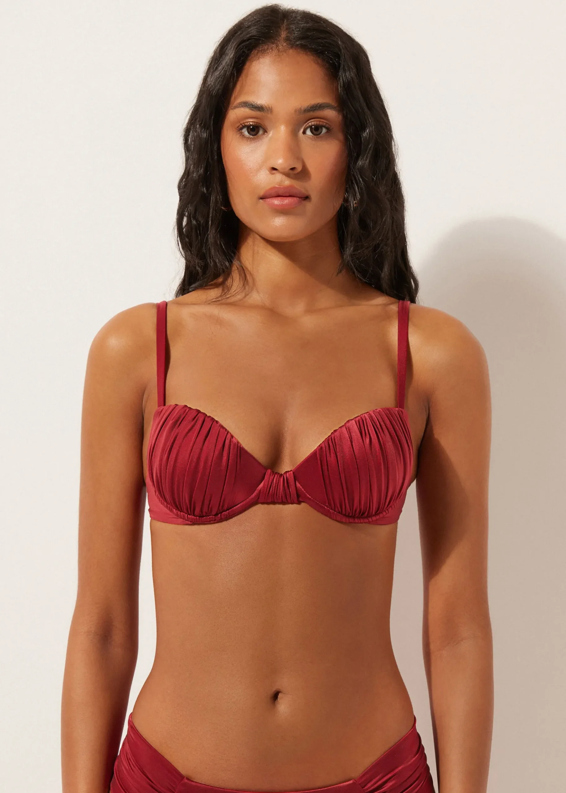 Haut de Bikini Push-Up Rembourré Shiny Satin