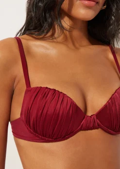 Haut de Bikini Push-Up Rembourré Shiny Satin
