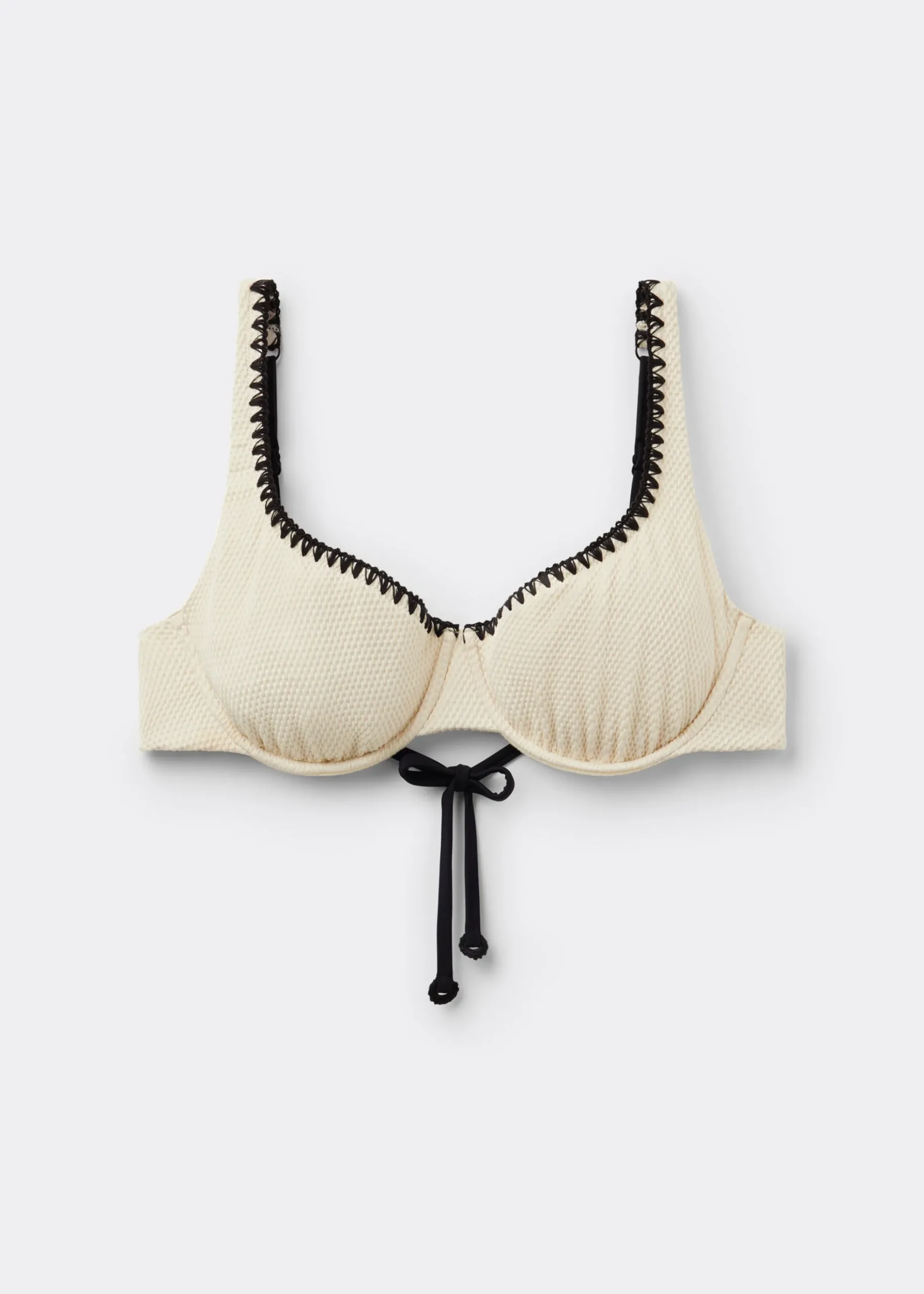 Haut de maillot balconnet Bicolor Embroidery