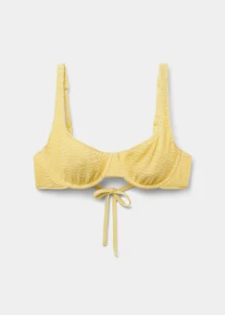 Haut de maillot balconnet Crinkle Waves