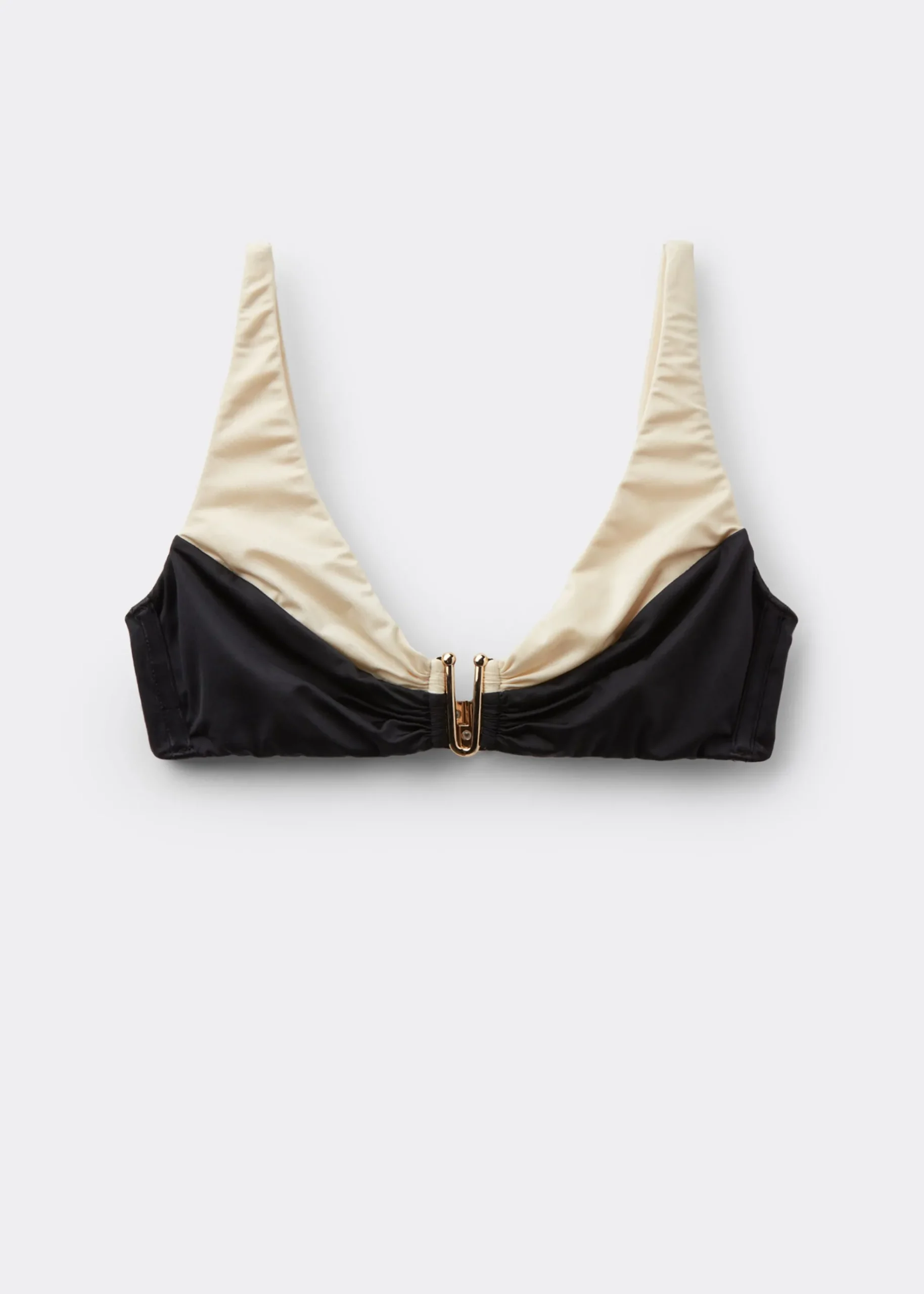 Haut de Maillot de Bain Brassière Elegant Bicolor